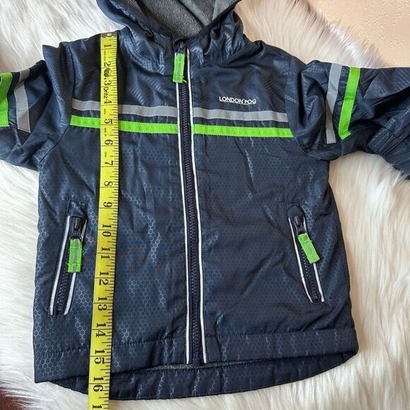 London Fog Boy Kid's Midweight Jacket Navy Size 3T - Picture 8 of 9